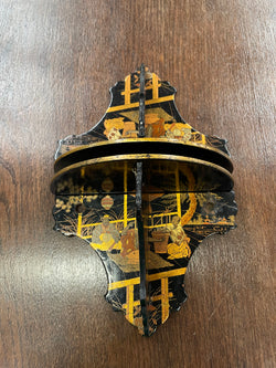 Pair of Papier Mache Chinese Wall Shelves | Antique & Vintage | Moonee Ponds Antiques | Australia Wide Delivery