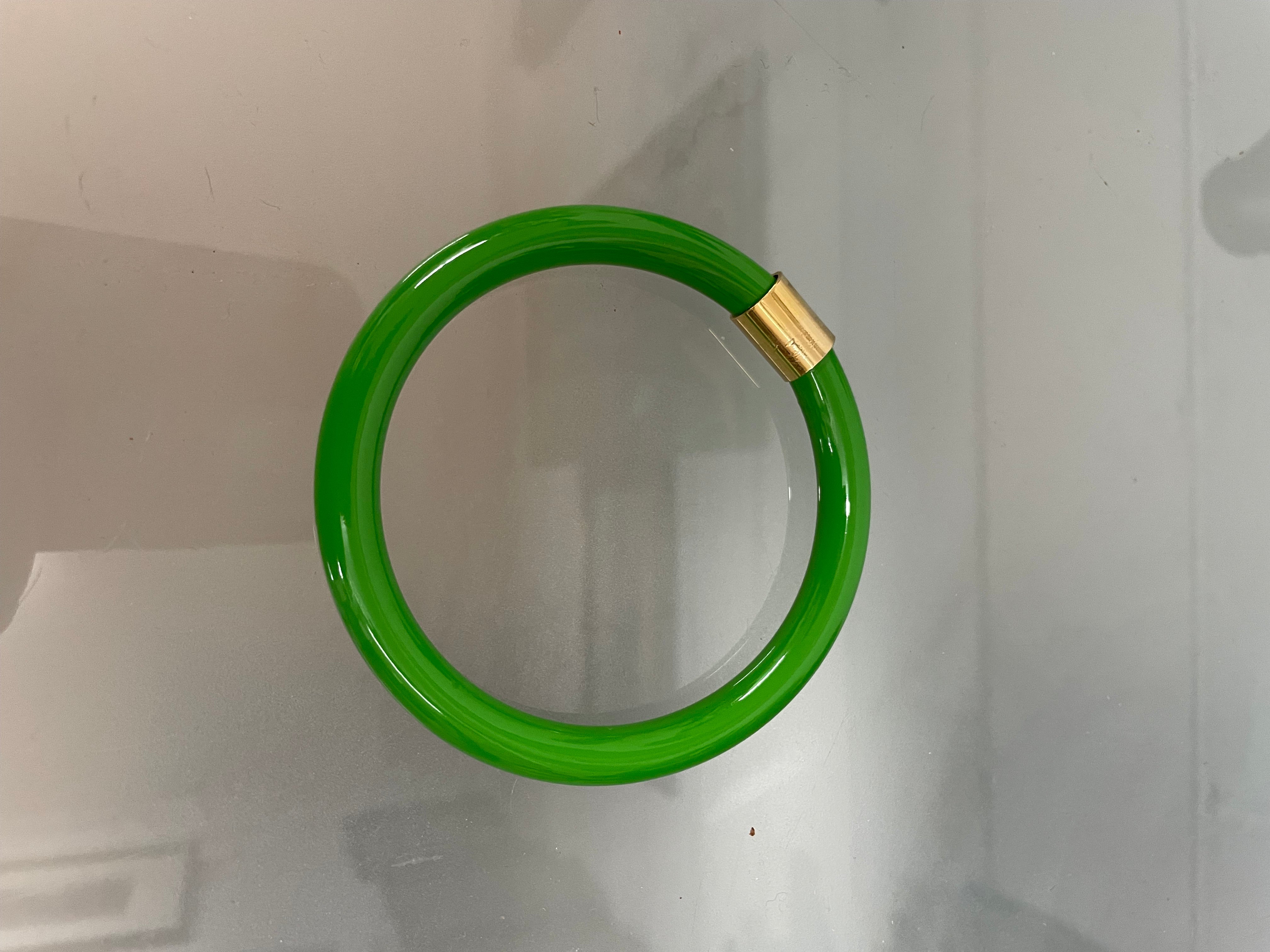 Italian Green Porcelain Bangle | Antique & Vintage | Moonee Ponds Antiques | Australia Wide Delivery