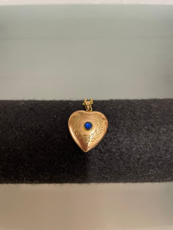 Antique 9ct Gold Lined Heart Locket | Antique & Vintage | Moonee Ponds Antiques | Australia Wide Delivery