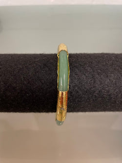 Vintage Chinese Jade & Gilt Metal Bracelet | Antique & Vintage | Moonee Ponds Antiques | Australia Wide Delivery