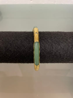 Vintage Chinese Jade & Gilt Metal Bracelet | Antique & Vintage | Moonee Ponds Antiques | Australia Wide Delivery