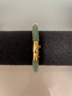 Vintage Chinese Jade & Gilt Metal Bracelet | Antique & Vintage | Moonee Ponds Antiques | Australia Wide Delivery