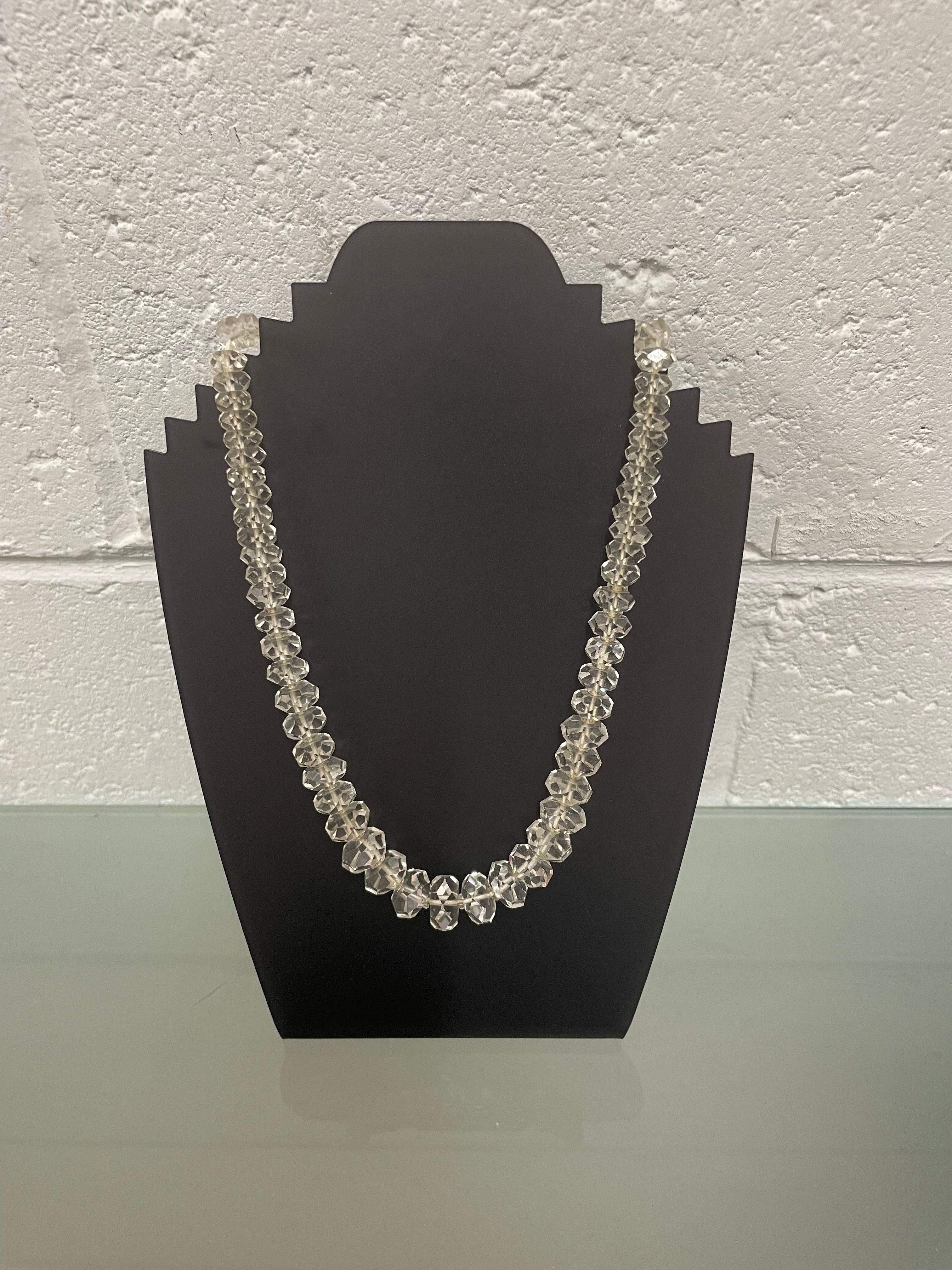 Antique Silver & Cut Crystal Necklace | Antique & Vintage | Moonee Ponds Antiques | Australia Wide Delivery