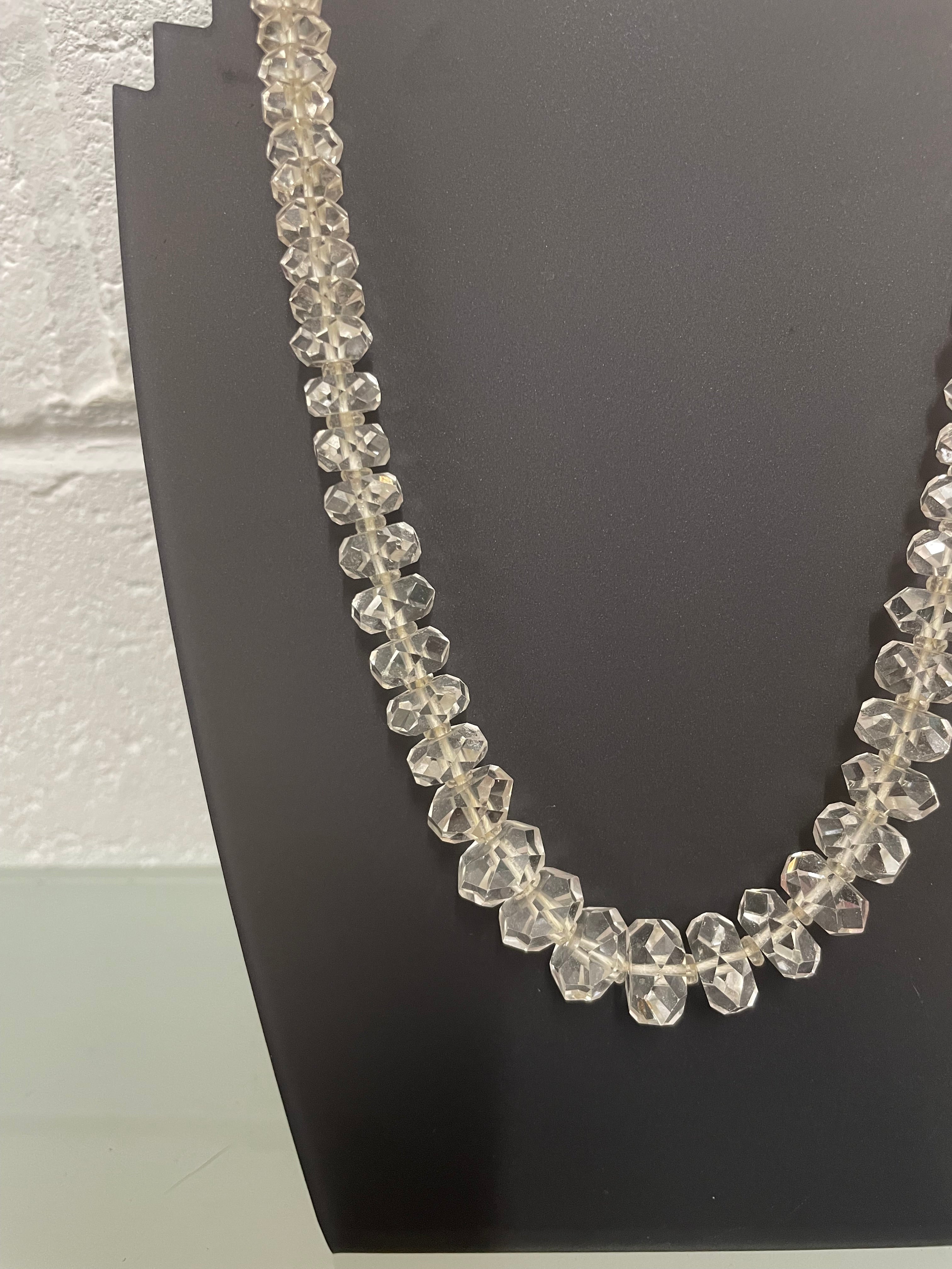 Antique Silver & Cut Crystal Necklace | Antique & Vintage | Moonee Ponds Antiques | Australia Wide Delivery