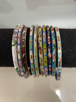 Assorted Vintage Cloisonne Bangles | Antique & Vintage | Moonee Ponds Antiques | Australia Wide Delivery