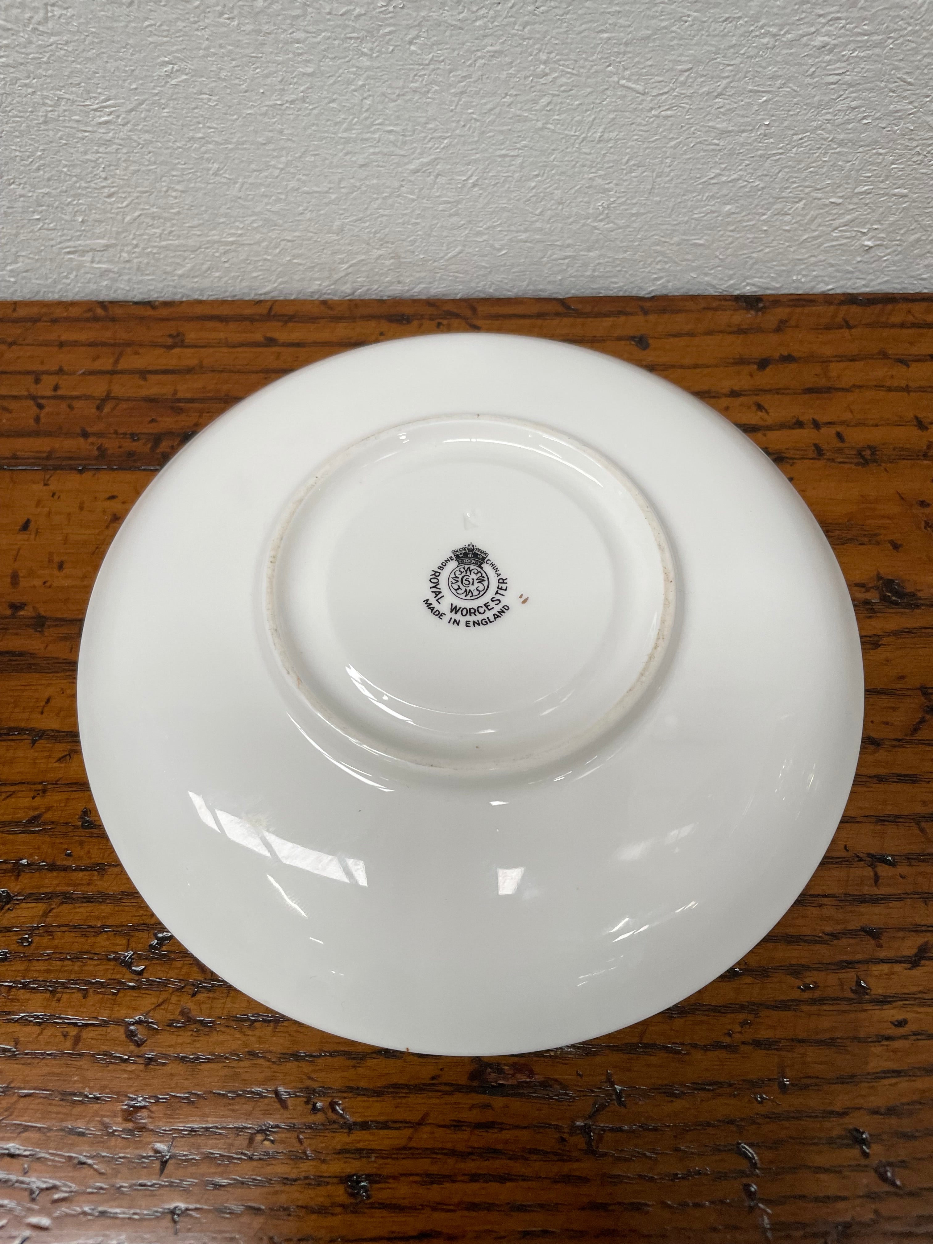 Large Royal Worcester "Very Important Person" Cup & Saucer | Antique & Vintage | Moonee Ponds Antiques | Australia Wide Delivery