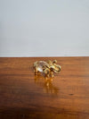 Vintage Crystal & Gold Tone Metal Elephant | Antique & Vintage | Moonee Ponds Antiques | Australia Wide Delivery