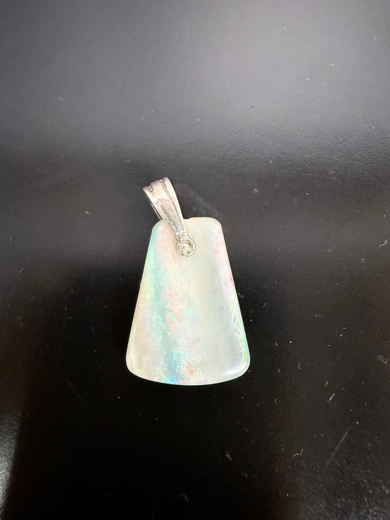 Good vintage Boulder Opal With Silver Loop