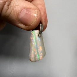 Good vintage Boulder Opal With Silver Loop