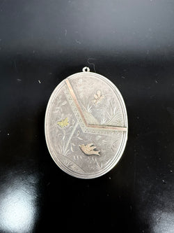 Antique Aesthetic Movement Gold & Silver Locket | Antique & Vintage | Moonee Ponds Antiques | Australia Wide Delivery