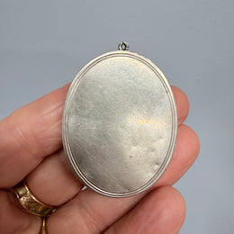 Antique Aesthetic Movement Gold & Silver Locket