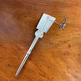Vintage Celtic Design Kilt Pin. Makers Name.