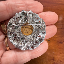 Vintage Brooch/Pendant Featuring A Goat