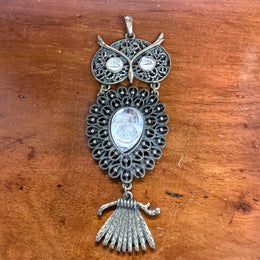 Vintage Owl Pendant