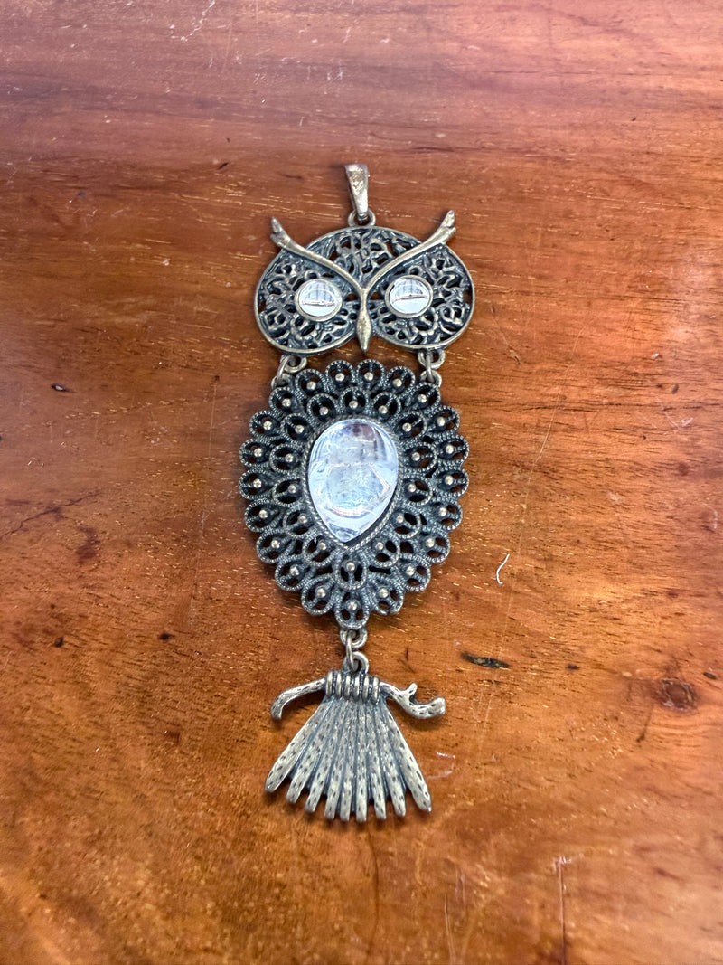 Vintage Owl Pendant
