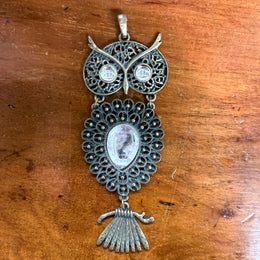 Vintage Owl Pendant
