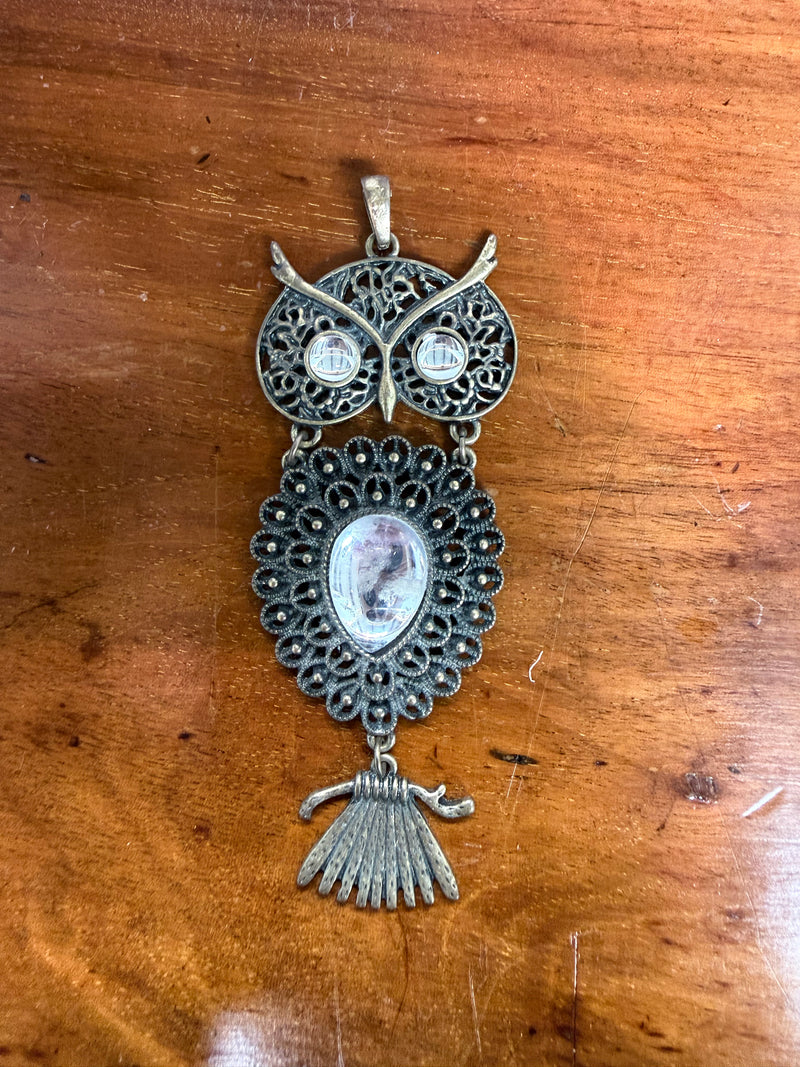 Vintage Owl Pendant