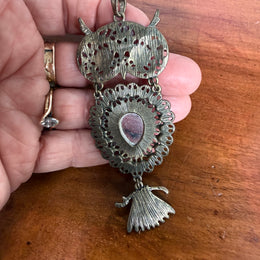 Vintage Owl Pendant