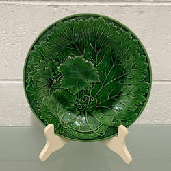 Victorian Majolica Vine Leaf Plate | Antique & Vintage | Moonee Ponds Antiques | Australia Wide Delivery