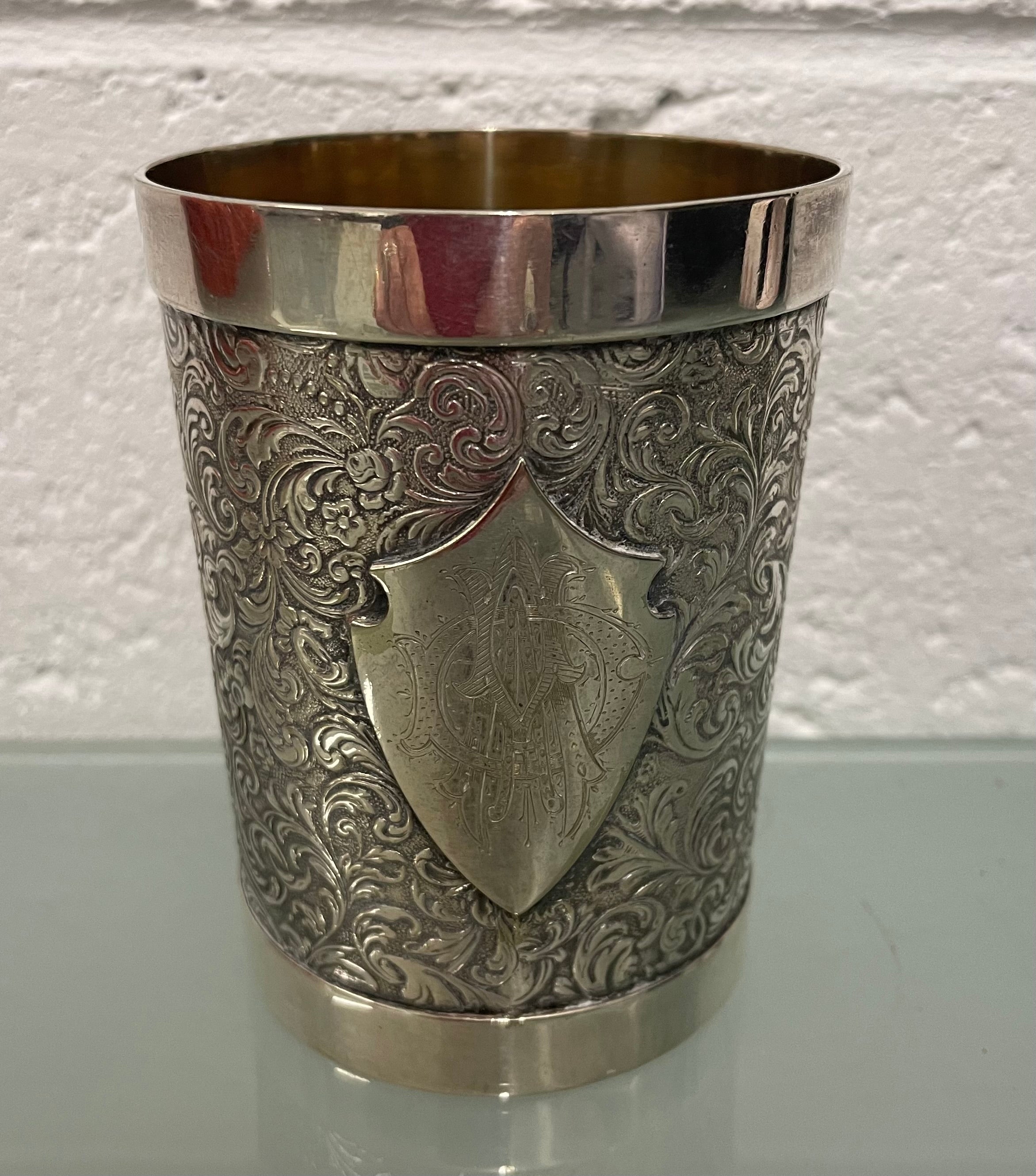 Superbly Crafted Victorian Silver Plated Cup | Antique & Vintage | Moonee Ponds Antiques | Australia Wide Delivery