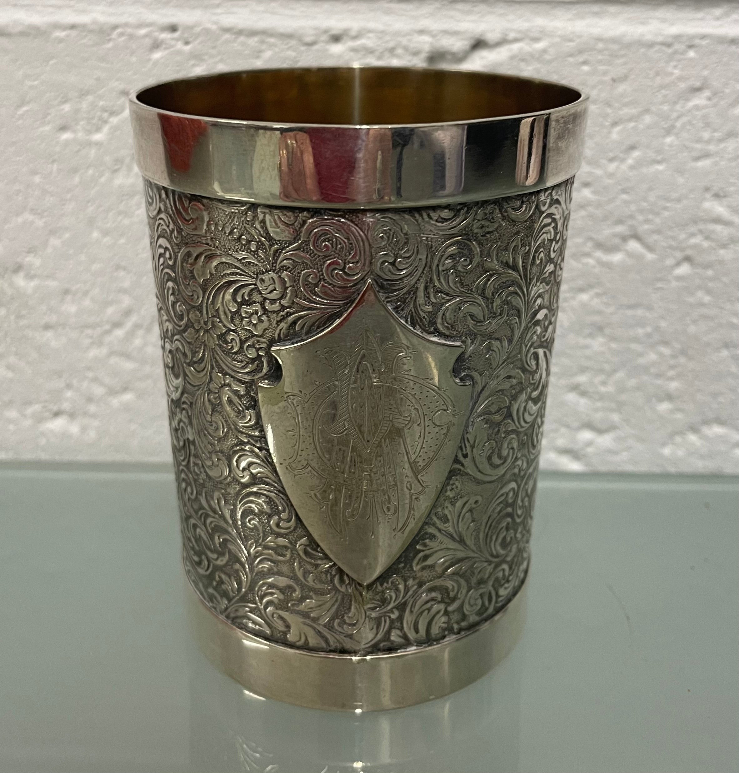 Superbly Crafted Victorian Silver Plated Cup | Antique & Vintage | Moonee Ponds Antiques | Australia Wide Delivery