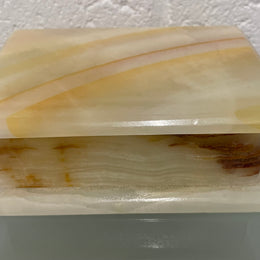Beautiful Vintage Onyx Marble Trinket Box