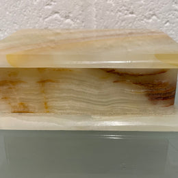 Beautiful Vintage Onyx Marble Trinket Box