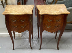 Pair of French Miniature Commode Bed Side Tables | Antique & Vintage | Moonee Ponds Antiques | Australia Wide Delivery