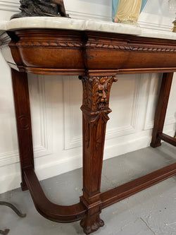 French Oak Henry II Marble Top Console Table | Antique & Vintage | Moonee Ponds Antiques | Australia Wide Delivery
