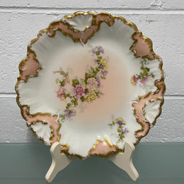 Superbly Hand Painted & Gilded Antique French Limoges Display Plate