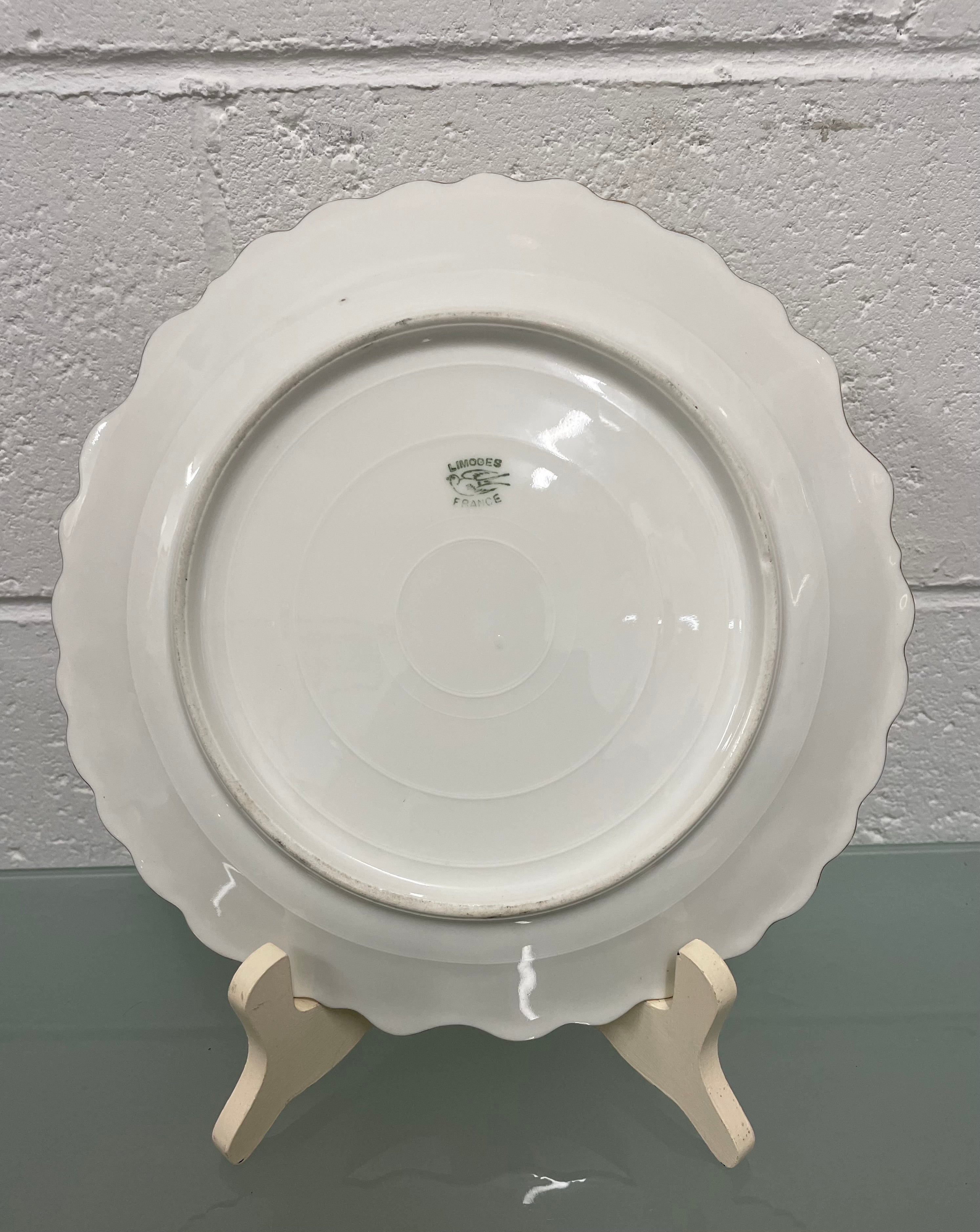 Superbly Hand Painted & Gilded Antique French Limoges Display Plate | Antique & Vintage | Moonee Ponds Antiques | Australia Wide Delivery