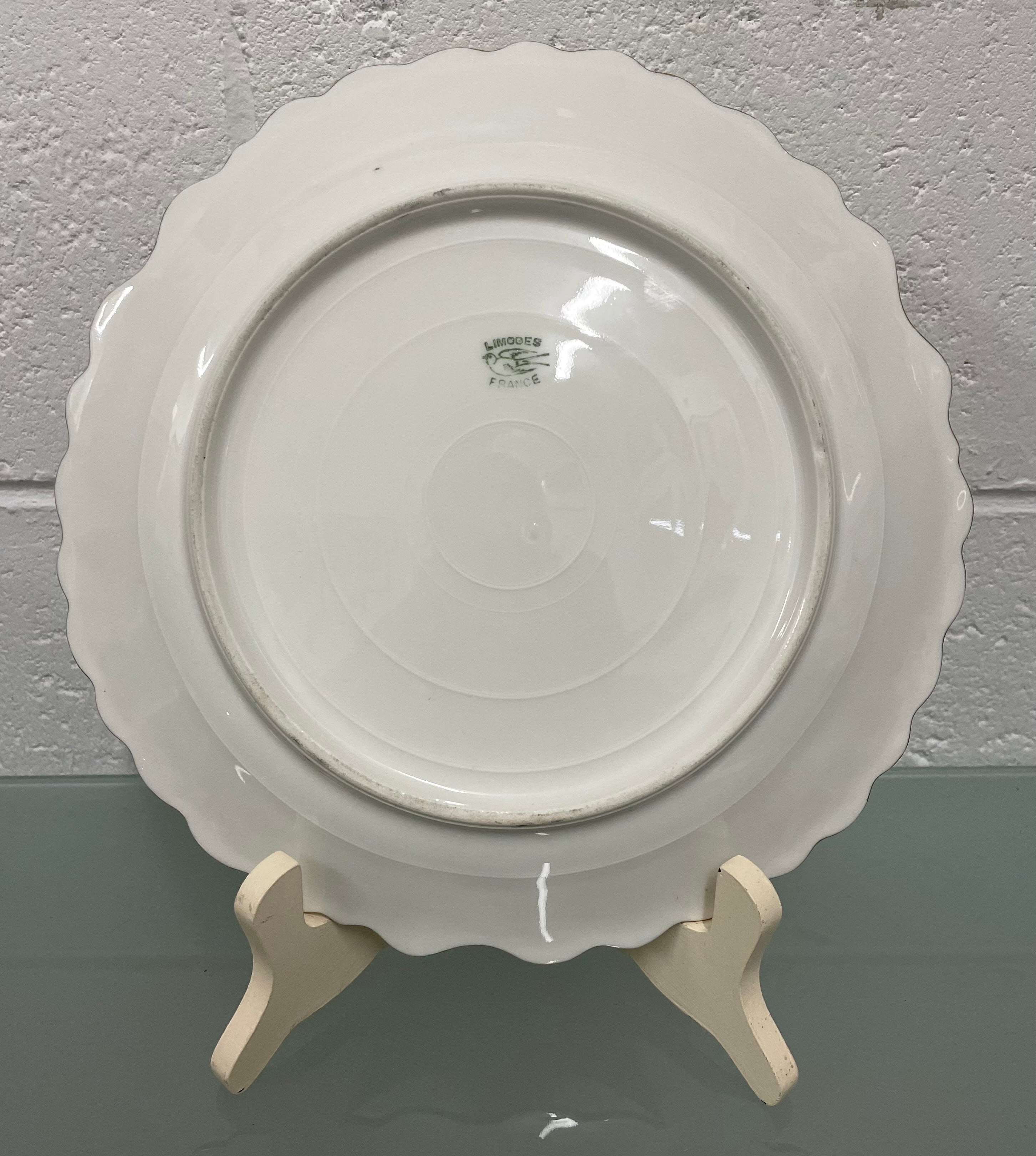 Superbly Hand Painted & Gilded Antique French Limoges Display Plate | Antique & Vintage | Moonee Ponds Antiques | Australia Wide Delivery
