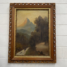 Beautiful Pair of Victorian Oil on Board Landscapes