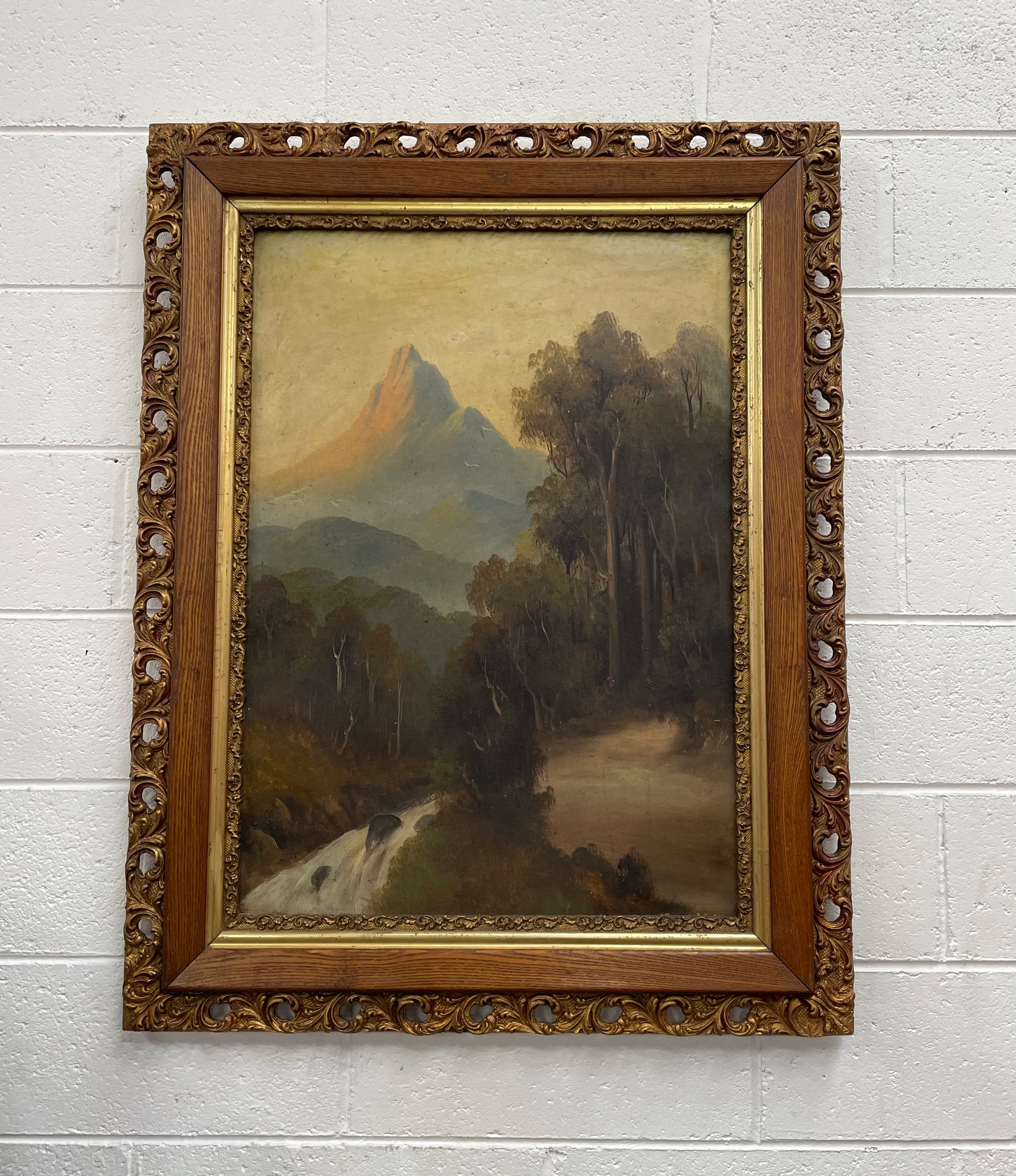 Beautiful Pair of Victorian Oil on Board Landscapes | Antique & Vintage | Moonee Ponds Antiques | Australia Wide Delivery