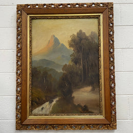 Beautiful Pair of Victorian Oil on Board Landscapes