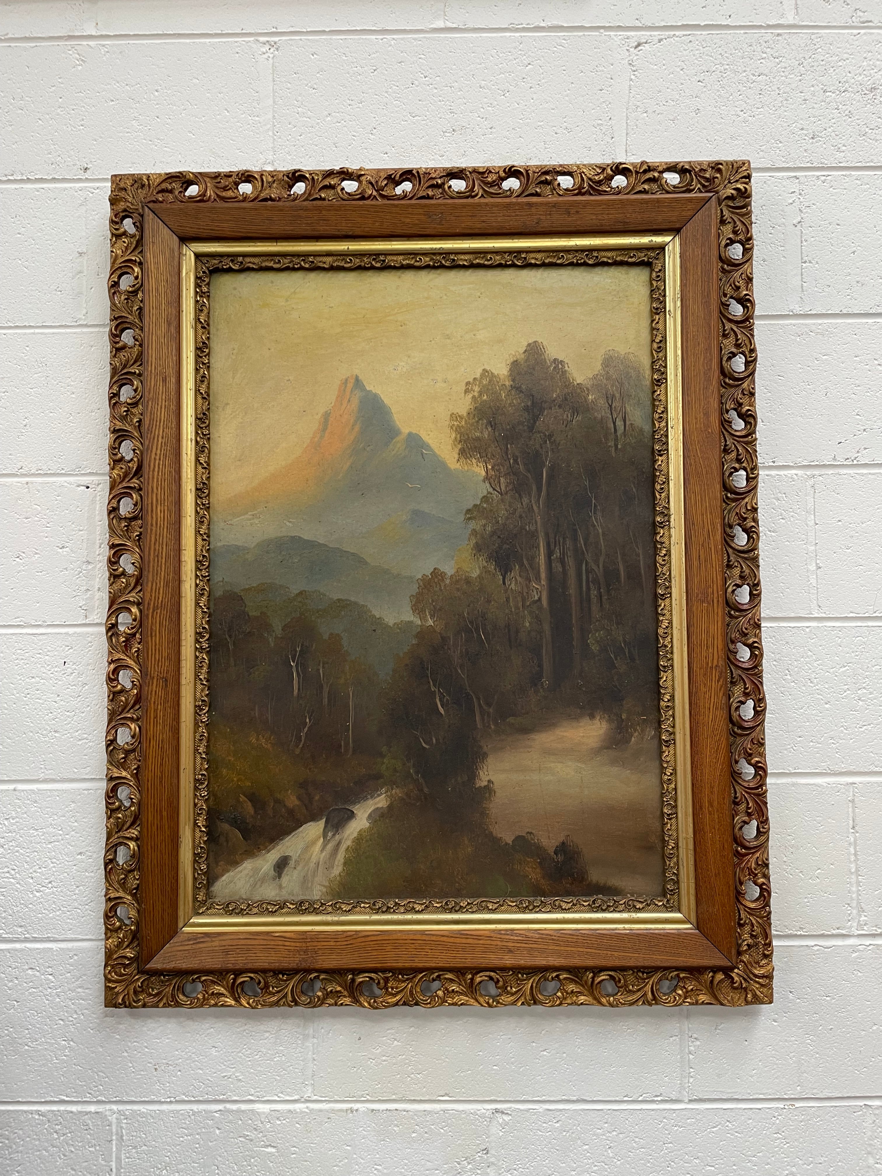 Beautiful Pair of Victorian Oil on Board Landscapes | Antique & Vintage | Moonee Ponds Antiques | Australia Wide Delivery