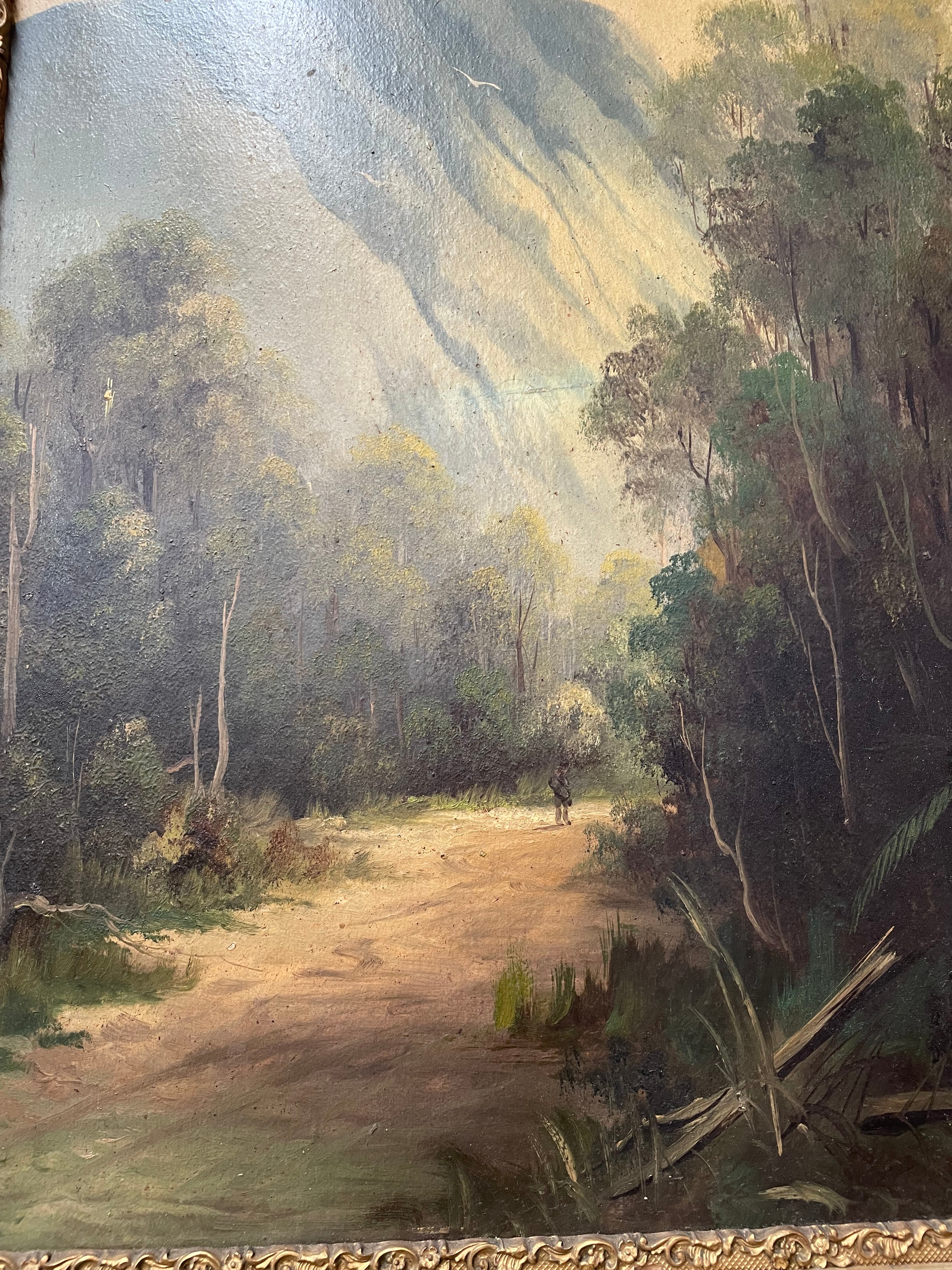 Beautiful Pair of Victorian Oil on Board Landscapes | Antique & Vintage | Moonee Ponds Antiques | Australia Wide Delivery