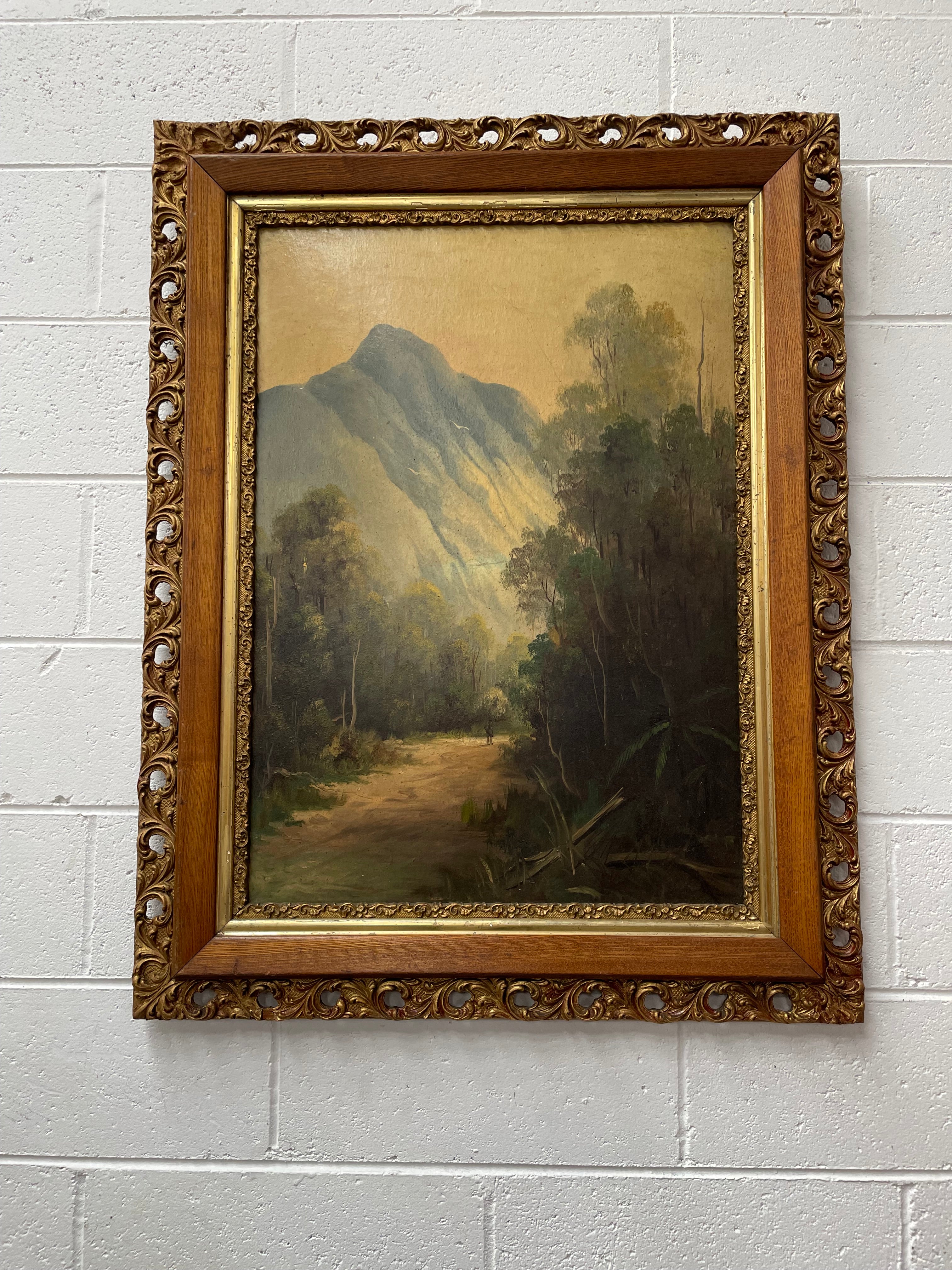 Beautiful Pair of Victorian Oil on Board Landscapes | Antique & Vintage | Moonee Ponds Antiques | Australia Wide Delivery
