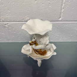Antique Limoges Signed Cherub Vase
