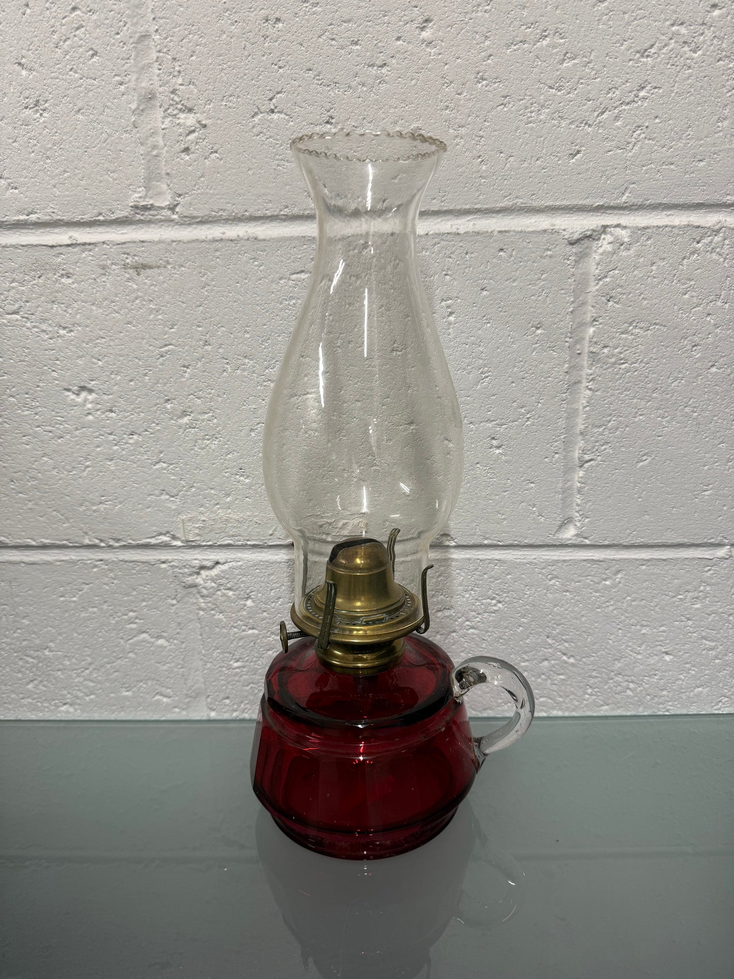 Victorian Glass Finger Lamp
