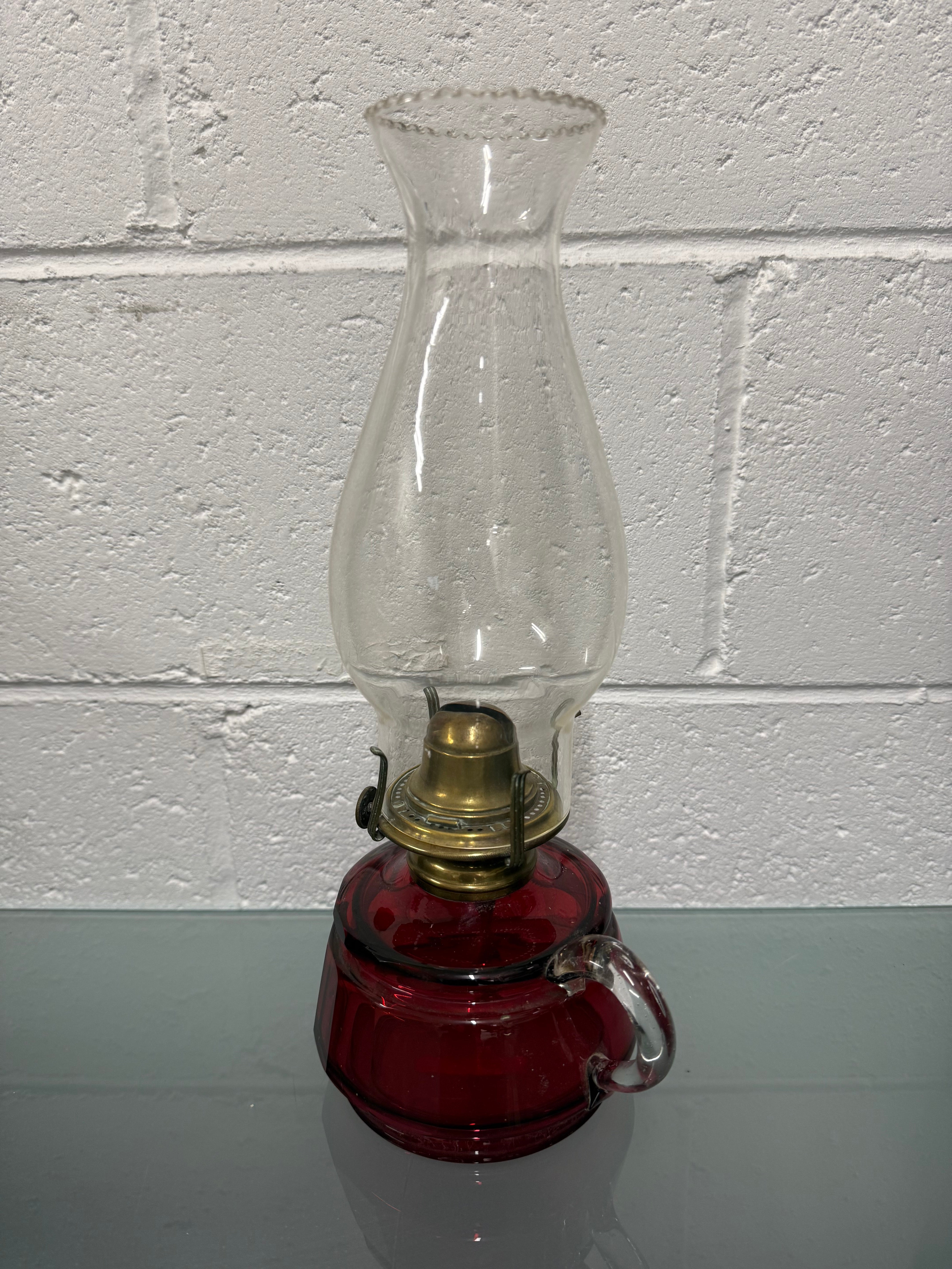 Victorian Glass Finger Lamp | Antique & Vintage | Moonee Ponds Antiques | Australia Wide