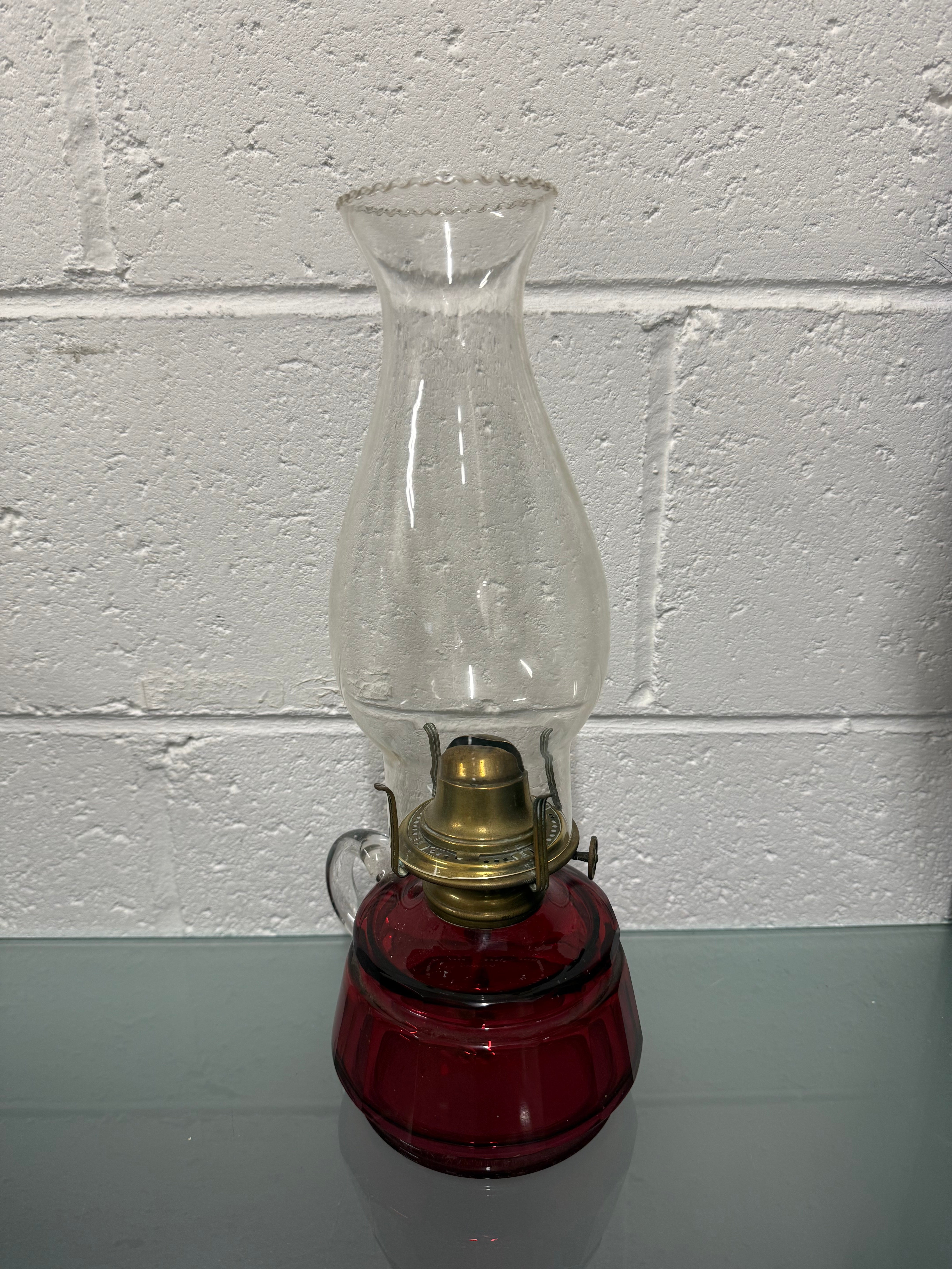 Victorian Glass Finger Lamp | Antique & Vintage | Moonee Ponds Antiques | Australia Wide