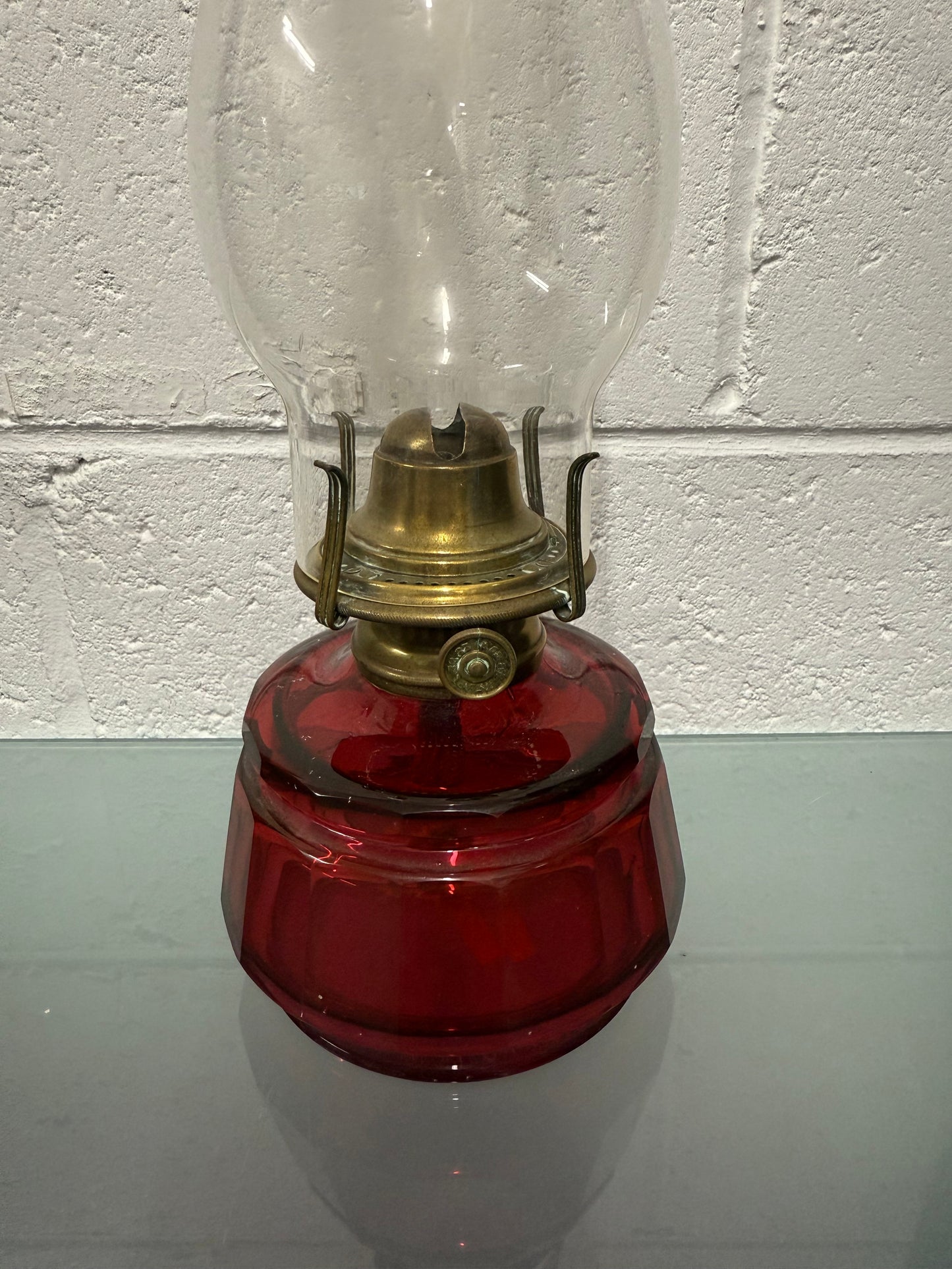Victorian Glass Finger Lamp