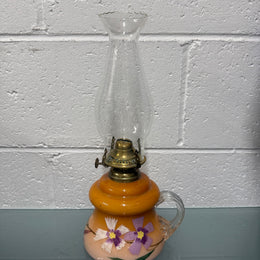 Victorian Milk Glass Finger Lamp
