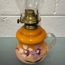 Victorian Milk Glass Finger Lamp
