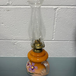 Victorian Milk Glass Finger Lamp