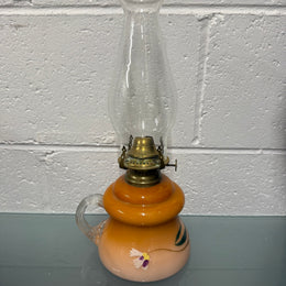 Victorian Milk Glass Finger Lamp