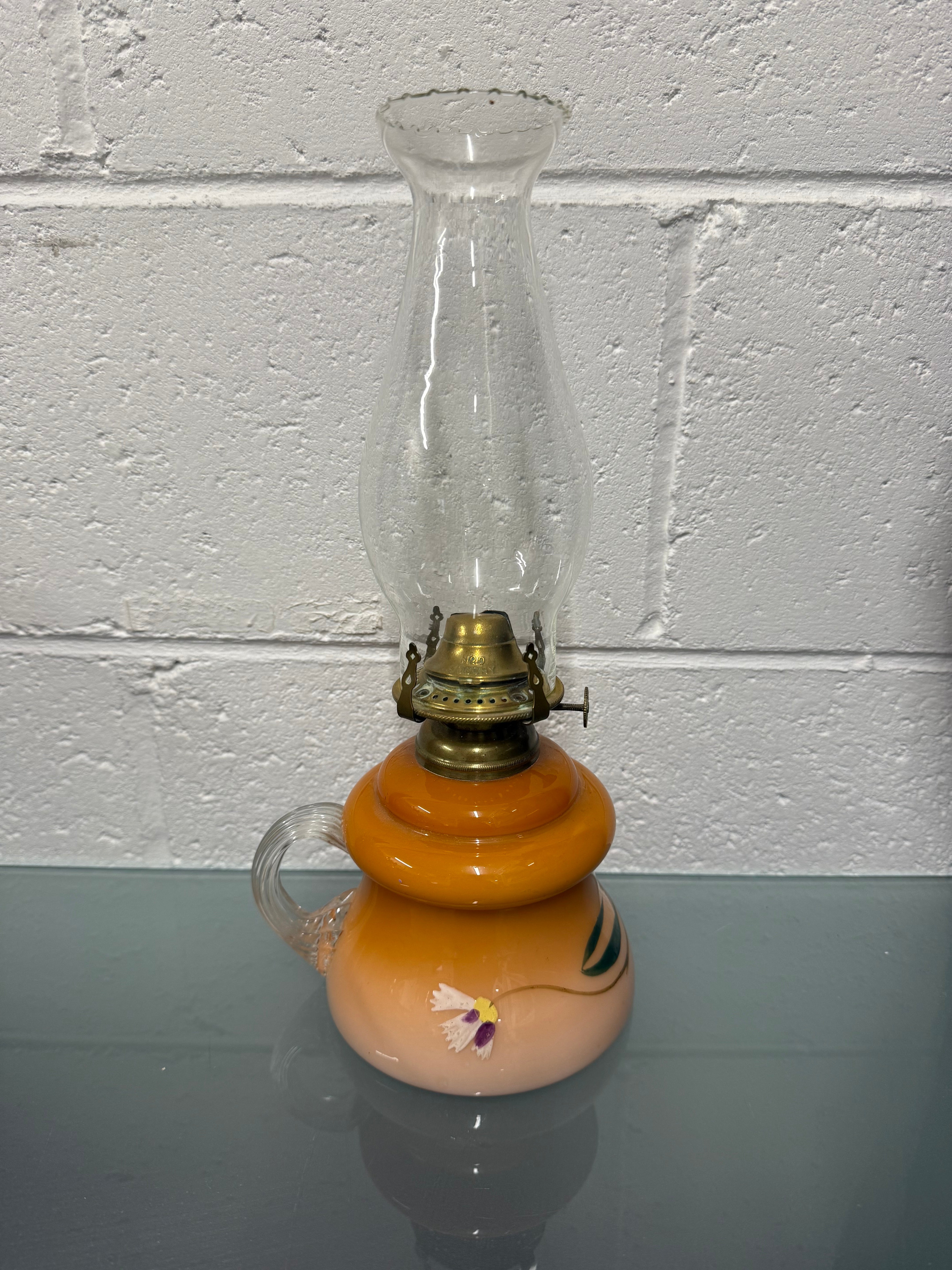 Victorian Milk Glass Finger Lamp | Antique & Vintage | Moonee Ponds Antiques | Australia Wide