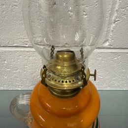 Victorian Milk Glass Finger Lamp