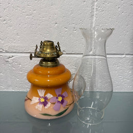 Victorian Milk Glass Finger Lamp